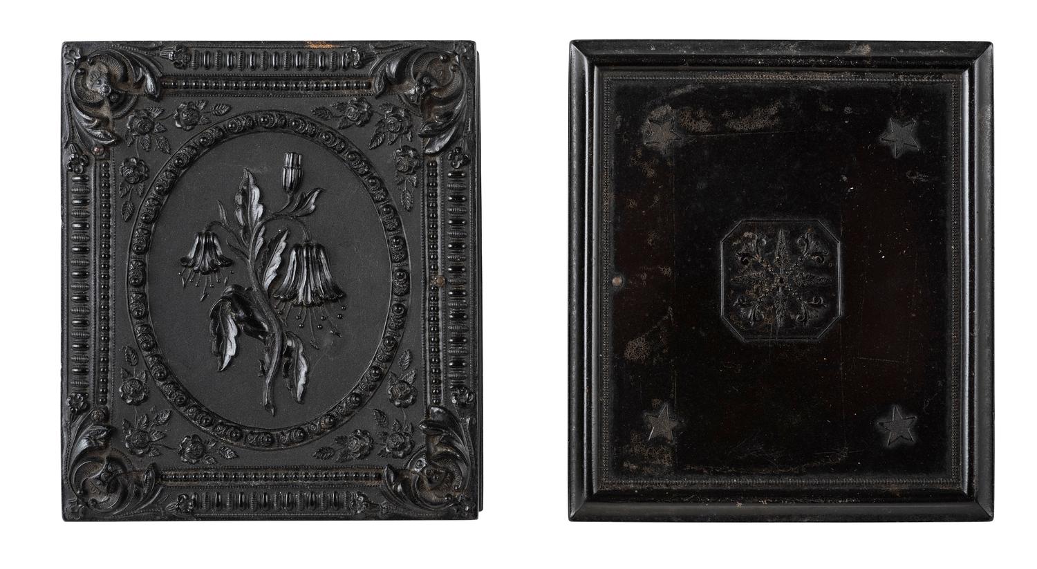 [EARLY PHOTOGRAPHY]. 22 quarter and sixth plate daguerreotype portraits of pairs and trios.