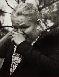 A group of five photographs ( Streets of San Francisco - Winos Arguing , 1936 (printed 1990); Ma Joad #4, Crying , 1938 (printed 1990); Winfield with Rabbit , 1938 (printed 1990); Migrant Writing Home , 1938 (printed 1990); Joad Family Applying for Relief Aid , 1938 (printed later)