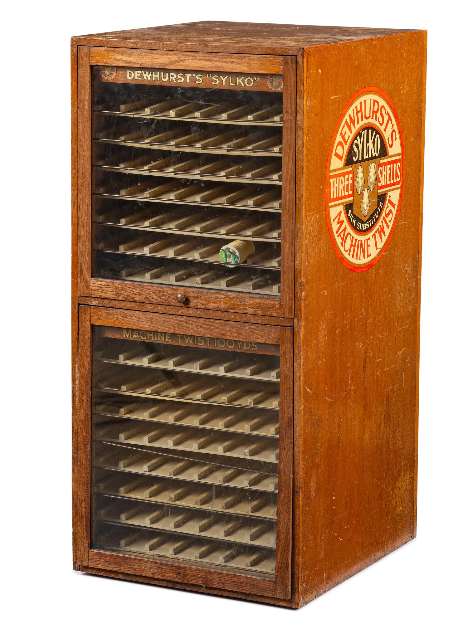 A Dewhurst's 'Sylko' Spool Cabinet