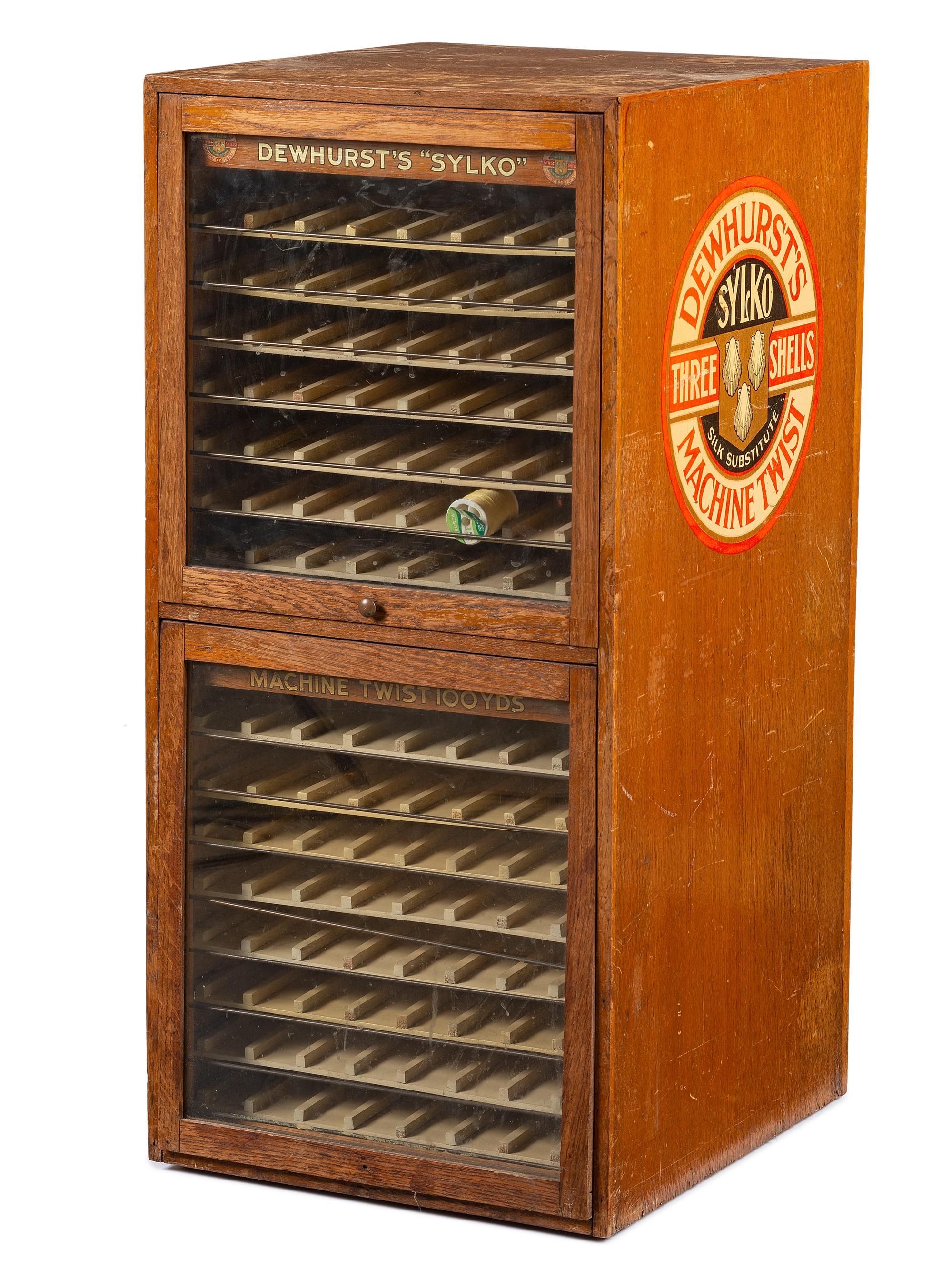 A Dewhurst's 'Sylko' Spool Cabinet