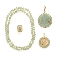 Collection of Jade and Gemstone Jewelry