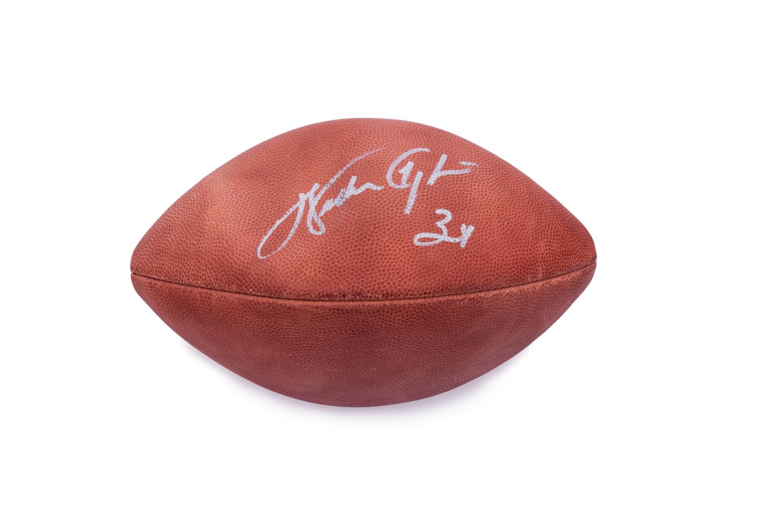 A Walter Payton Signed Autograph Football (Beckett Authentication Services BAS Certified),