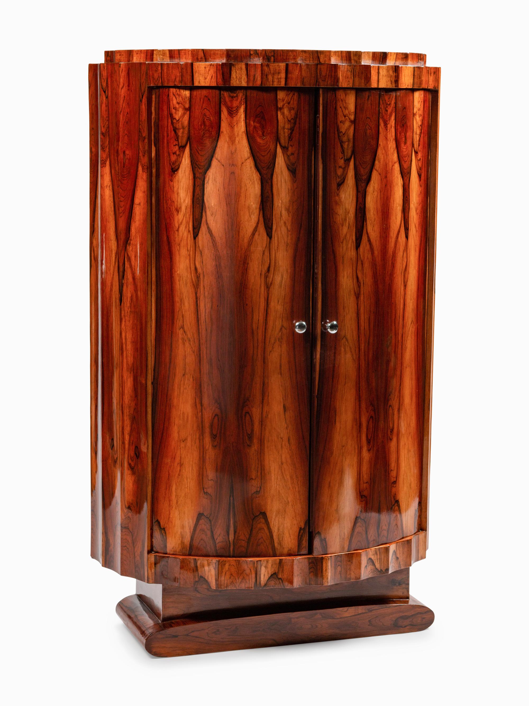 An Art Deco Style Rosewood Cabinet