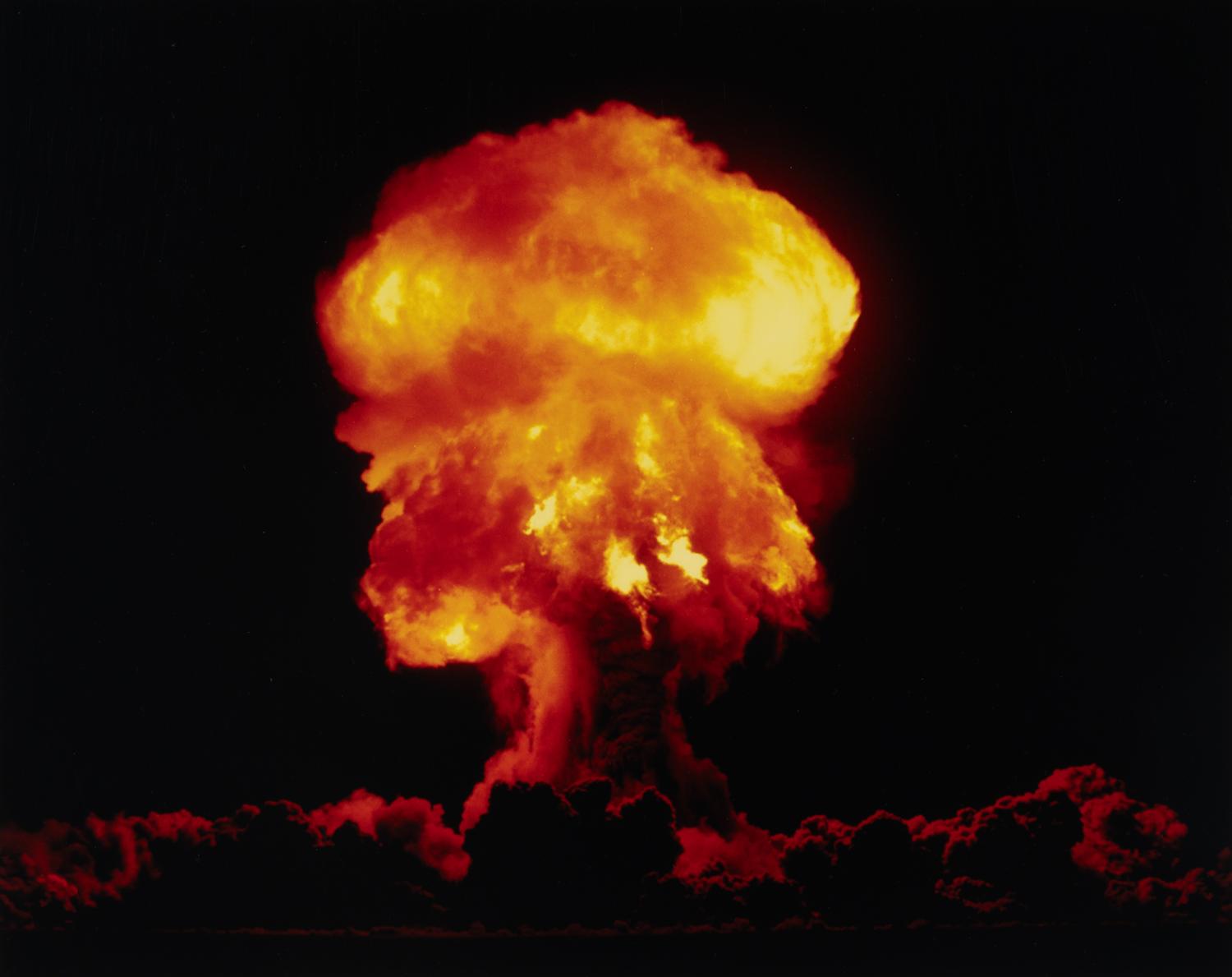[OPERATION PLUMBBOB]. 5 photographs from the Operation Plumbbob atomic tests. 1957, printed 2009.