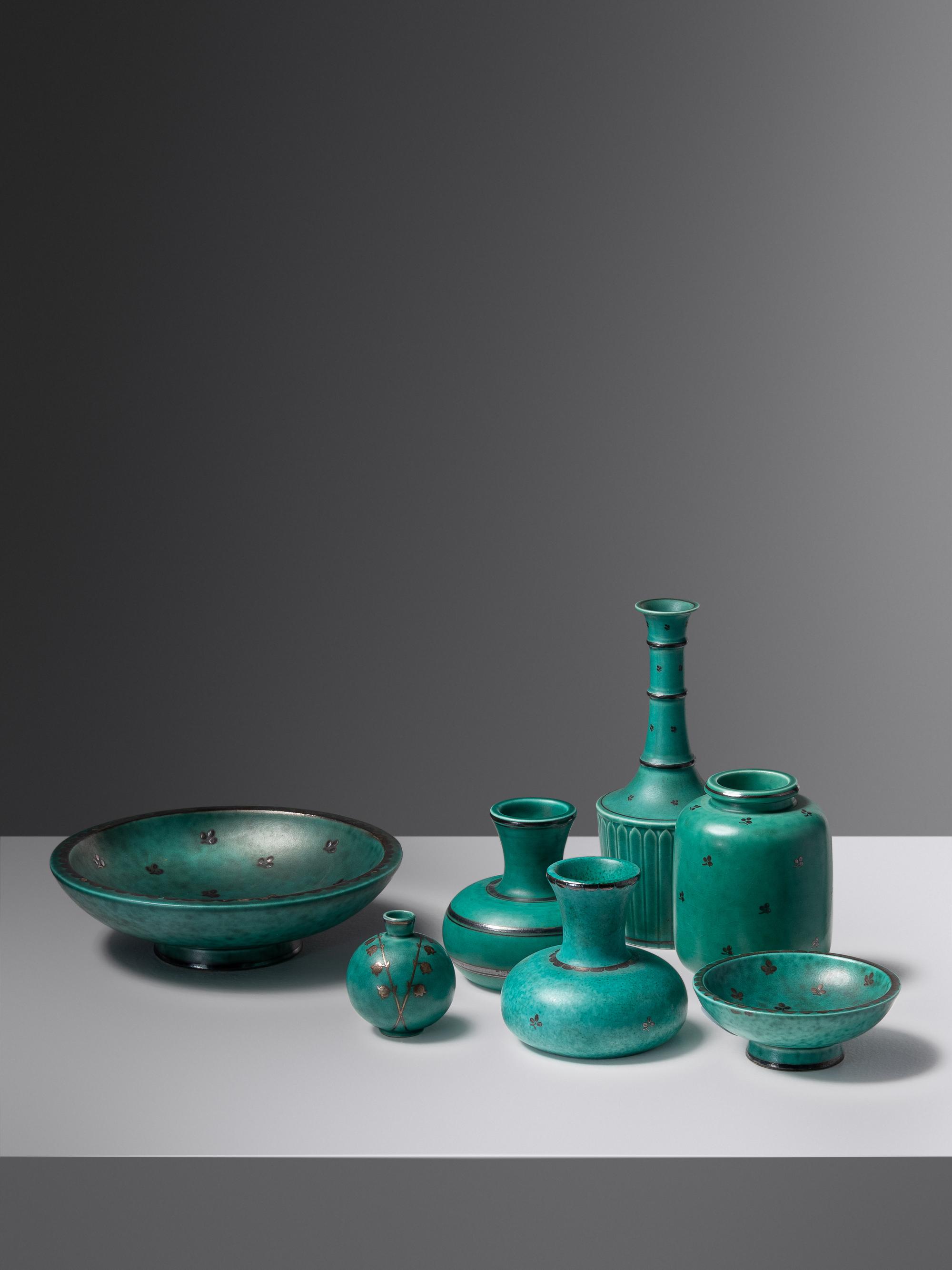 Collection of Three Vessels Rörstrand, Sweden