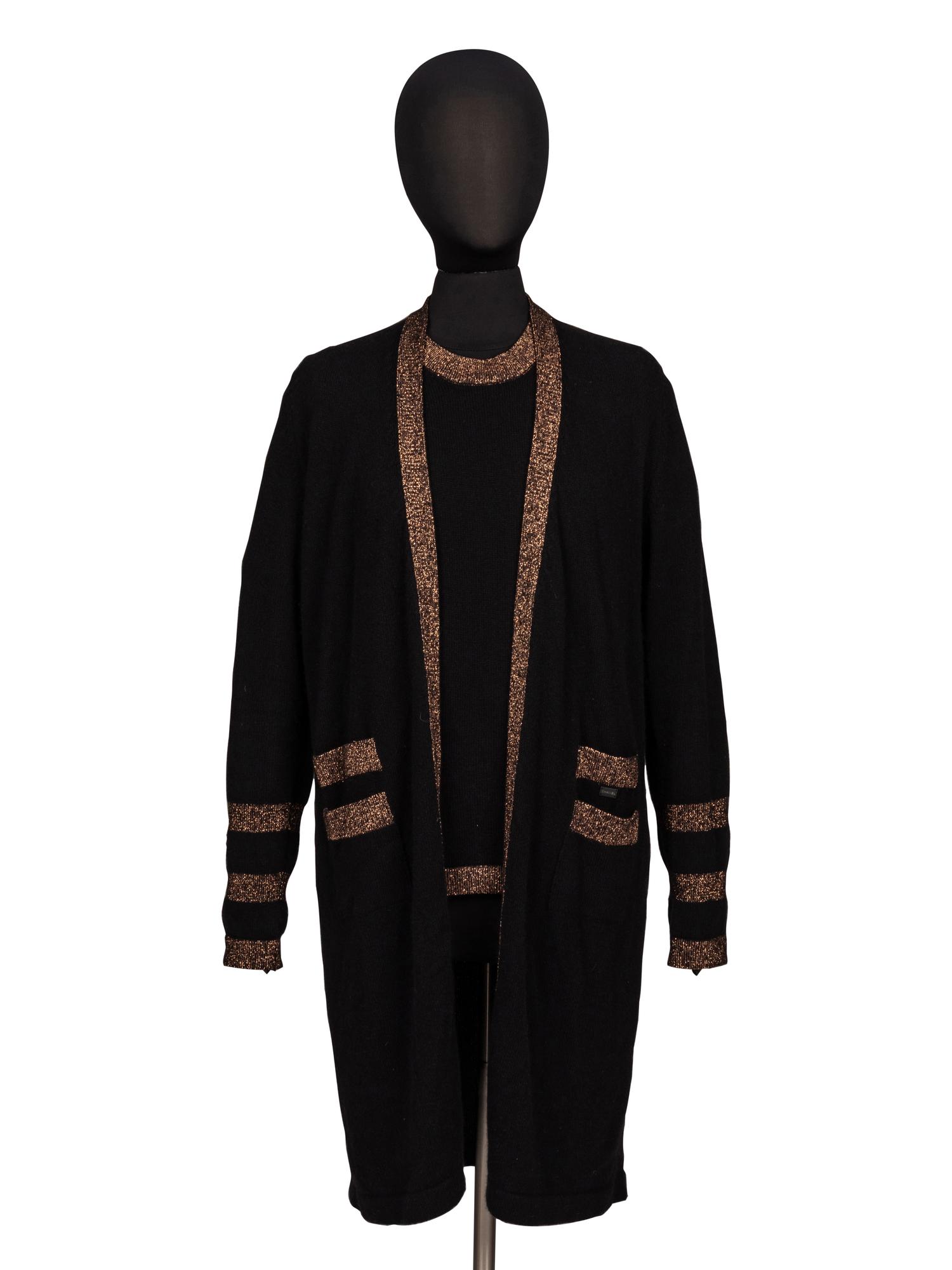 Chanel, Cashmere Cardigan & T-Shirt Set
