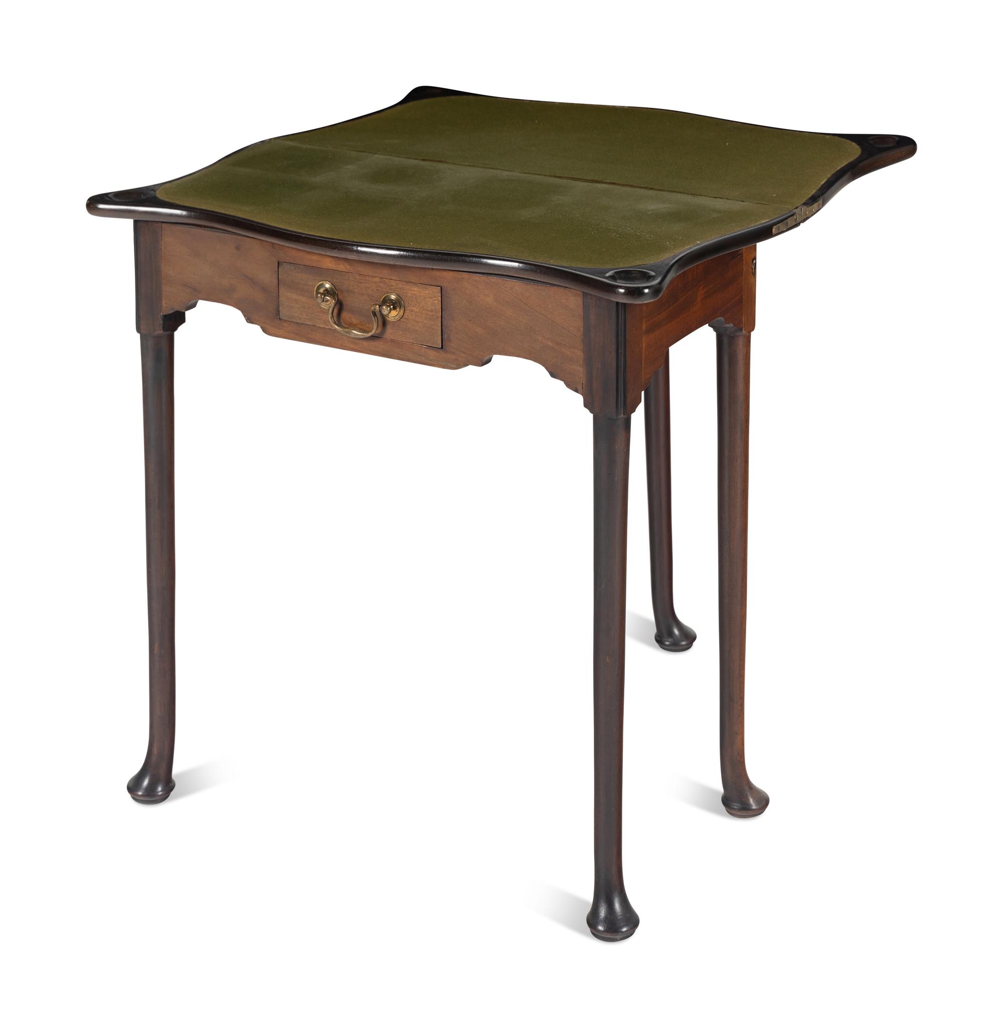 A George III Mahogany Flip-Top Game Table