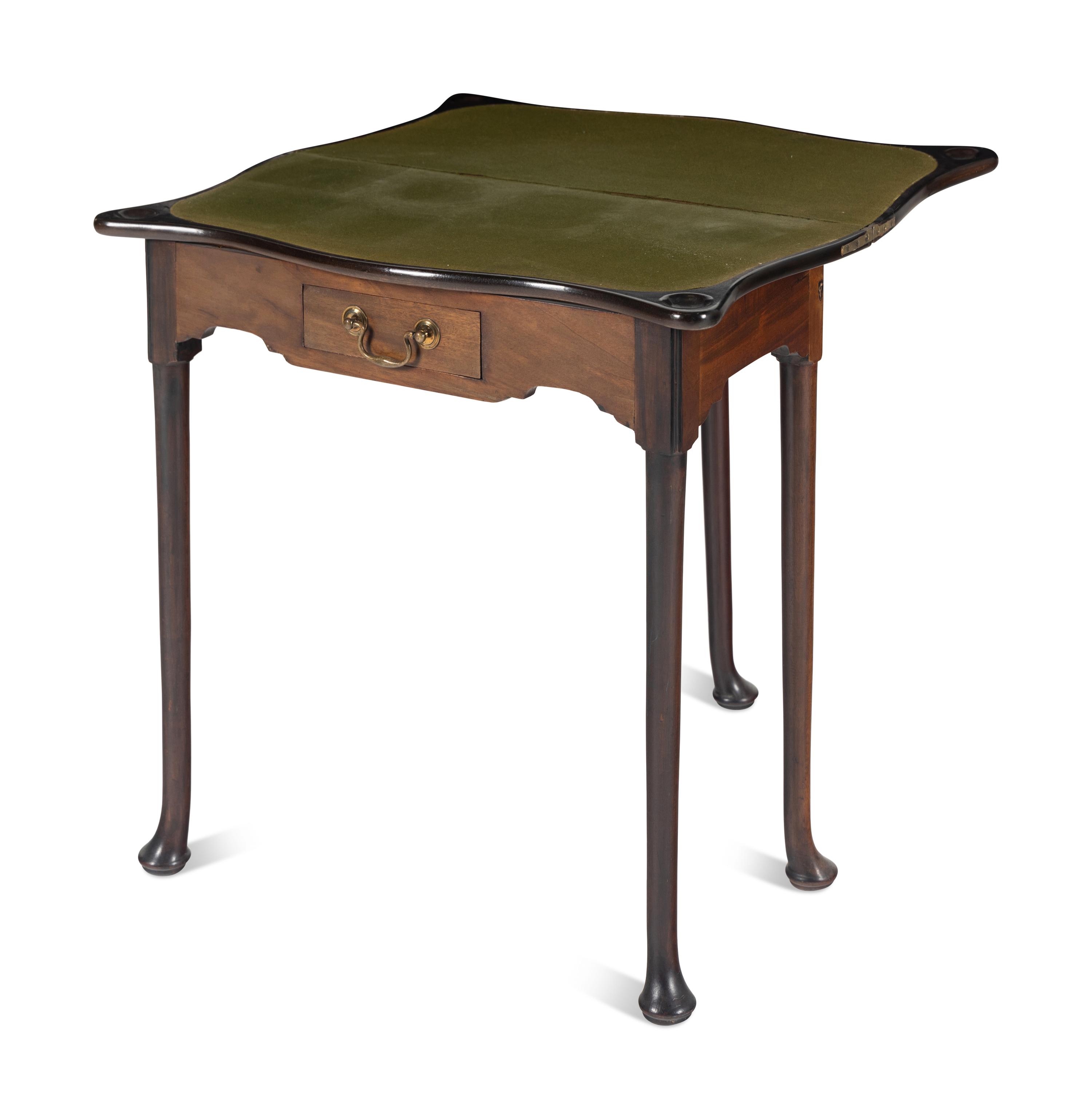 A George III Mahogany Flip-Top Game Table