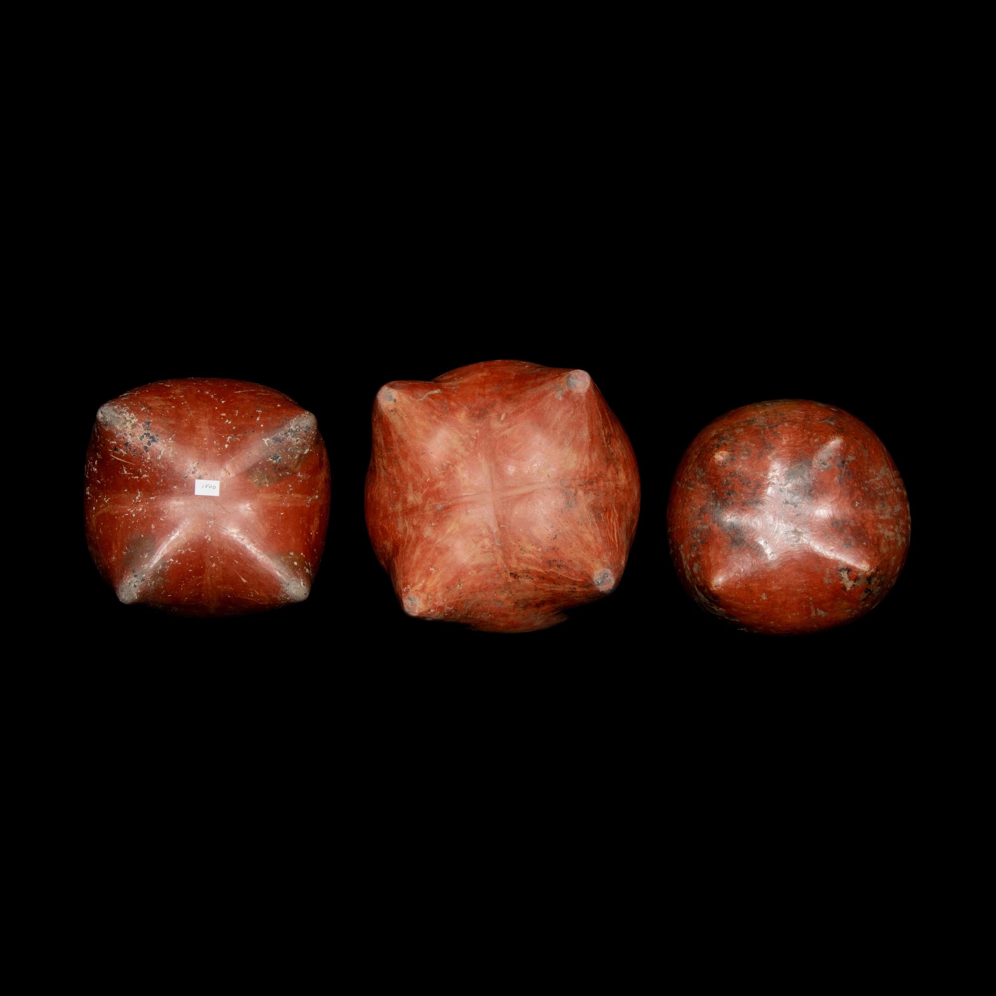 Three Calima Redware Alcarrazas