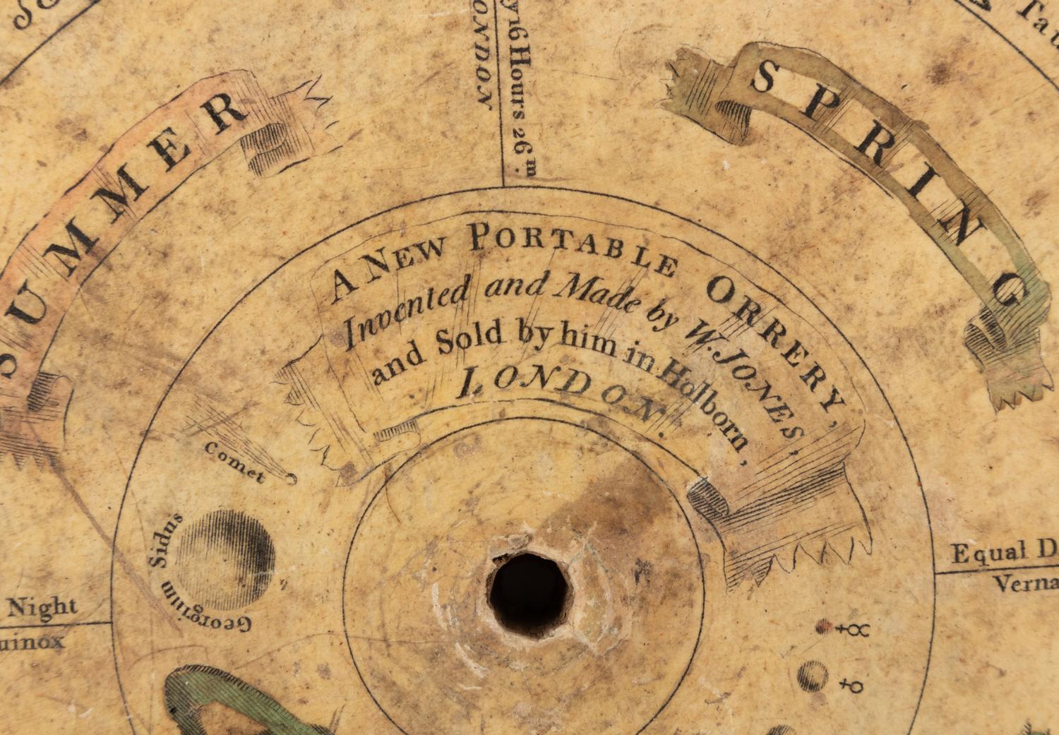 A George III Portable Table Orrery