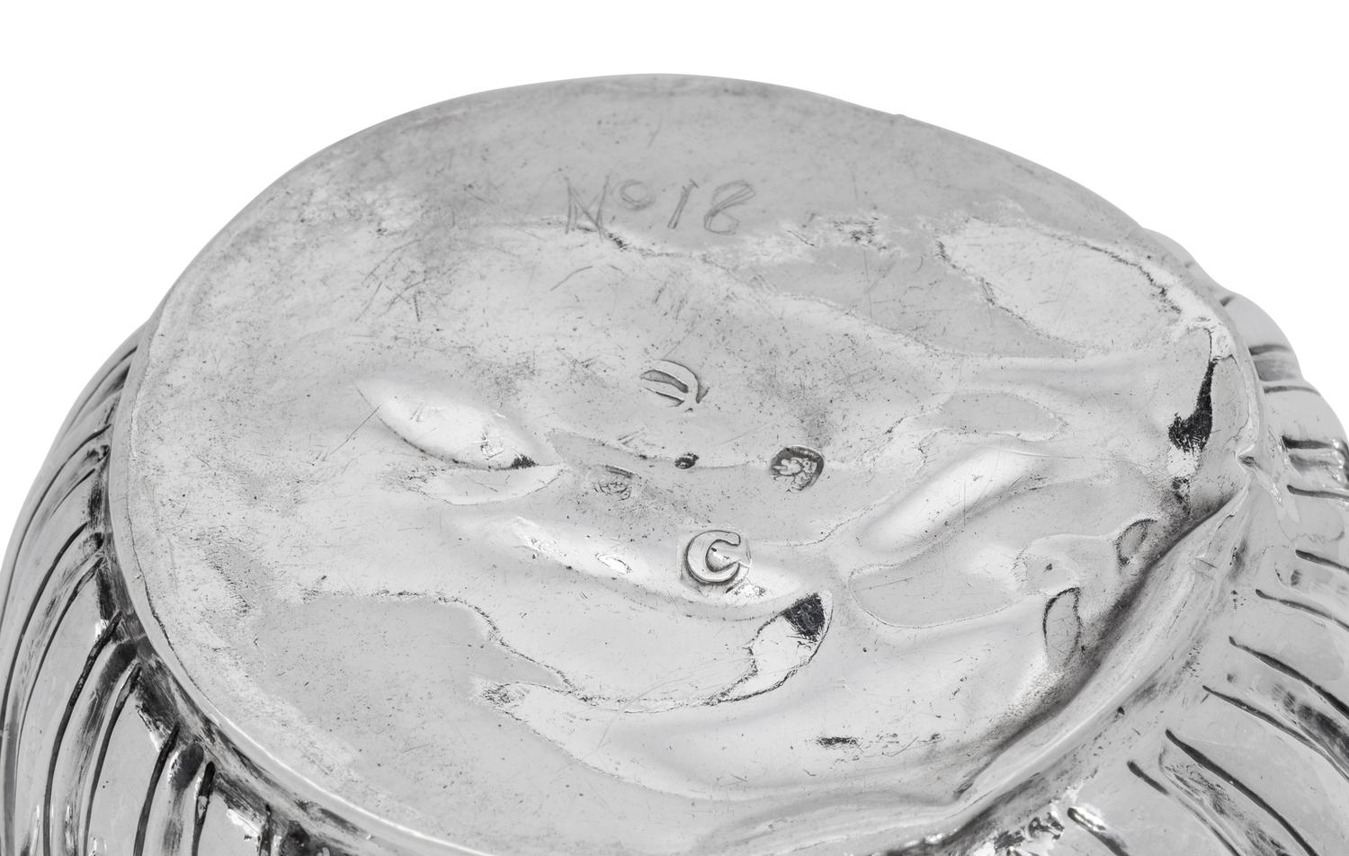 A George I Britannia Silver Caudle Cup