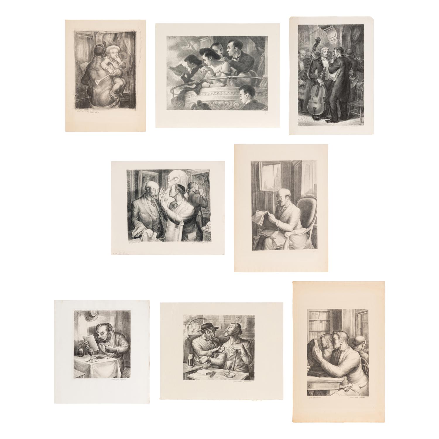 Eight Lithographs