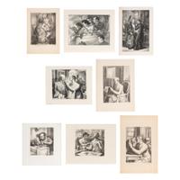 Eight Lithographs