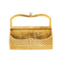KUTCHINSKY, YELLOW GOLD, DIAMOND AND RUBY PURSE