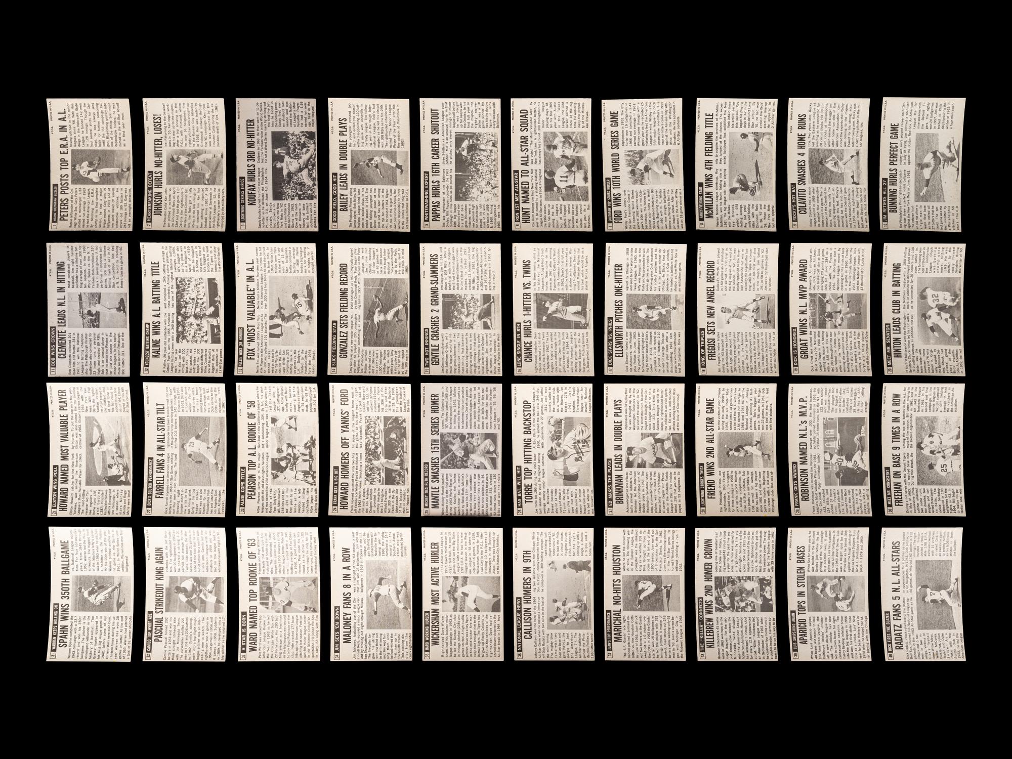 A Complete Set of 1964 Topps Giants Baseball Cards (60/60)