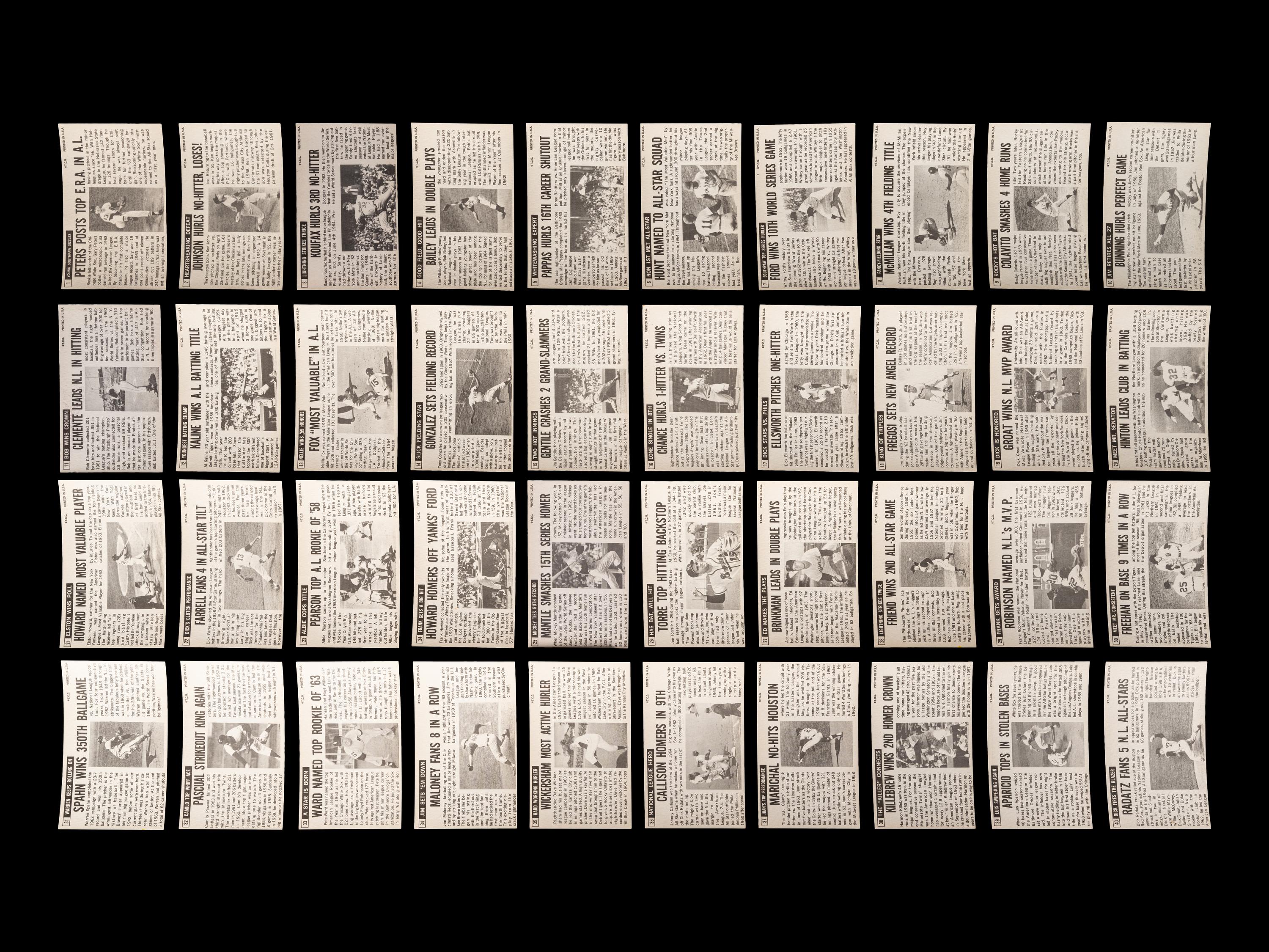 A Complete Set of 1964 Topps Giants Baseball Cards (60/60)