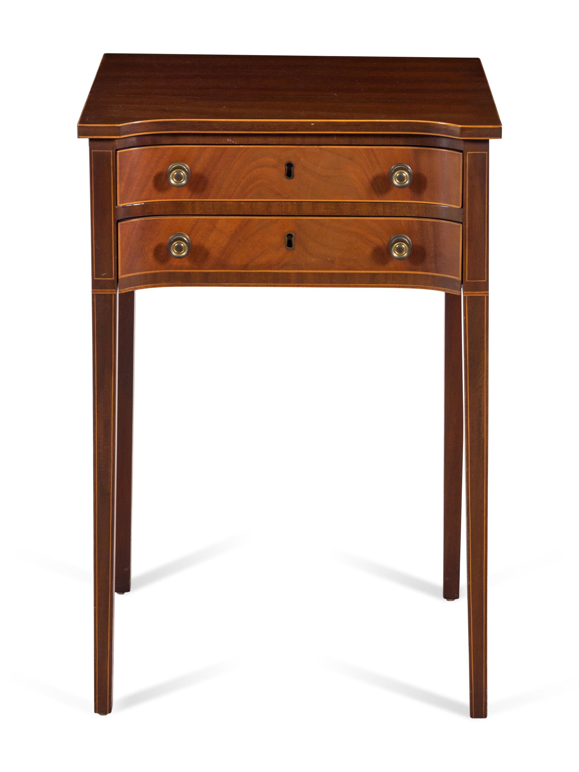 A Kittinger Federal Style Mahogany Side Table
