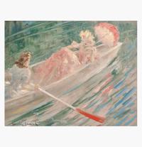 Louis Icart (French, 1888-1950) Promenade en Barque