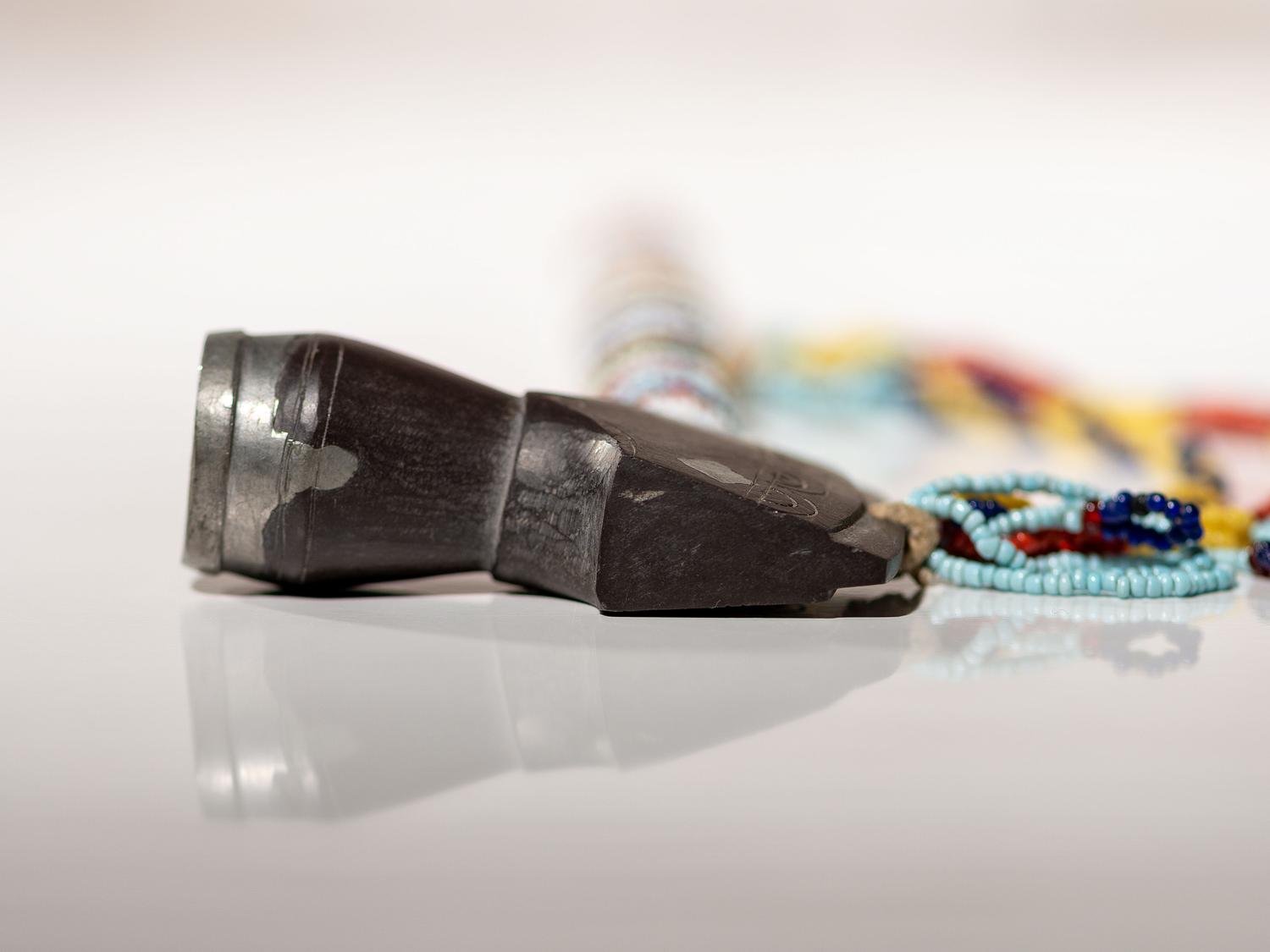 Micmac Pipe with Beaded Stem