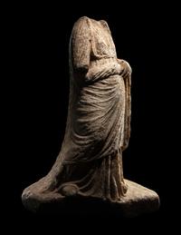 A Hellenistic Marble Statue of a Draped Woman