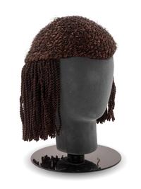 Two Krizia Knit Caps with Fringe Hair