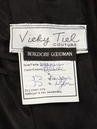 Two Designer Dresses: One Vicky Tiel and One Valdi Couture, 1980-90s