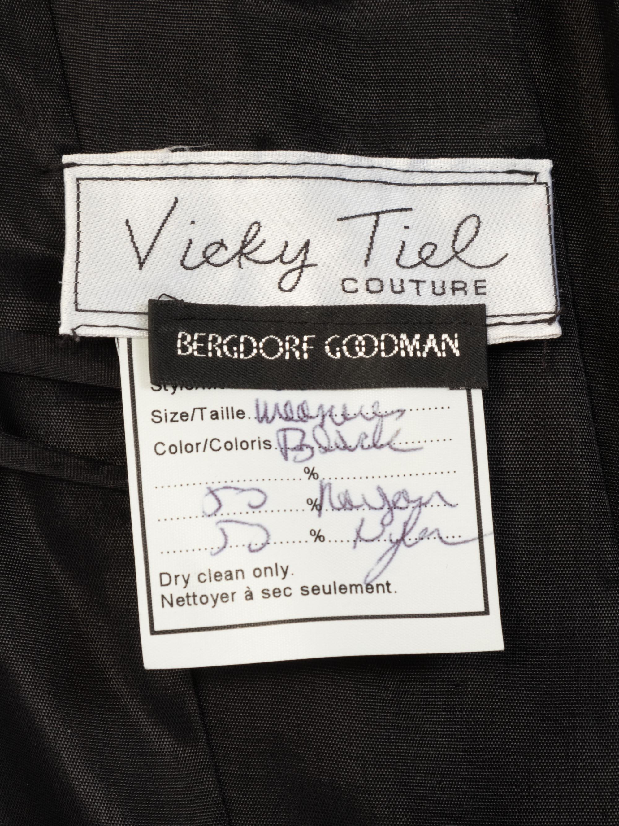 Two Designer Dresses: One Vicky Tiel and One Valdi Couture, 1980-90s