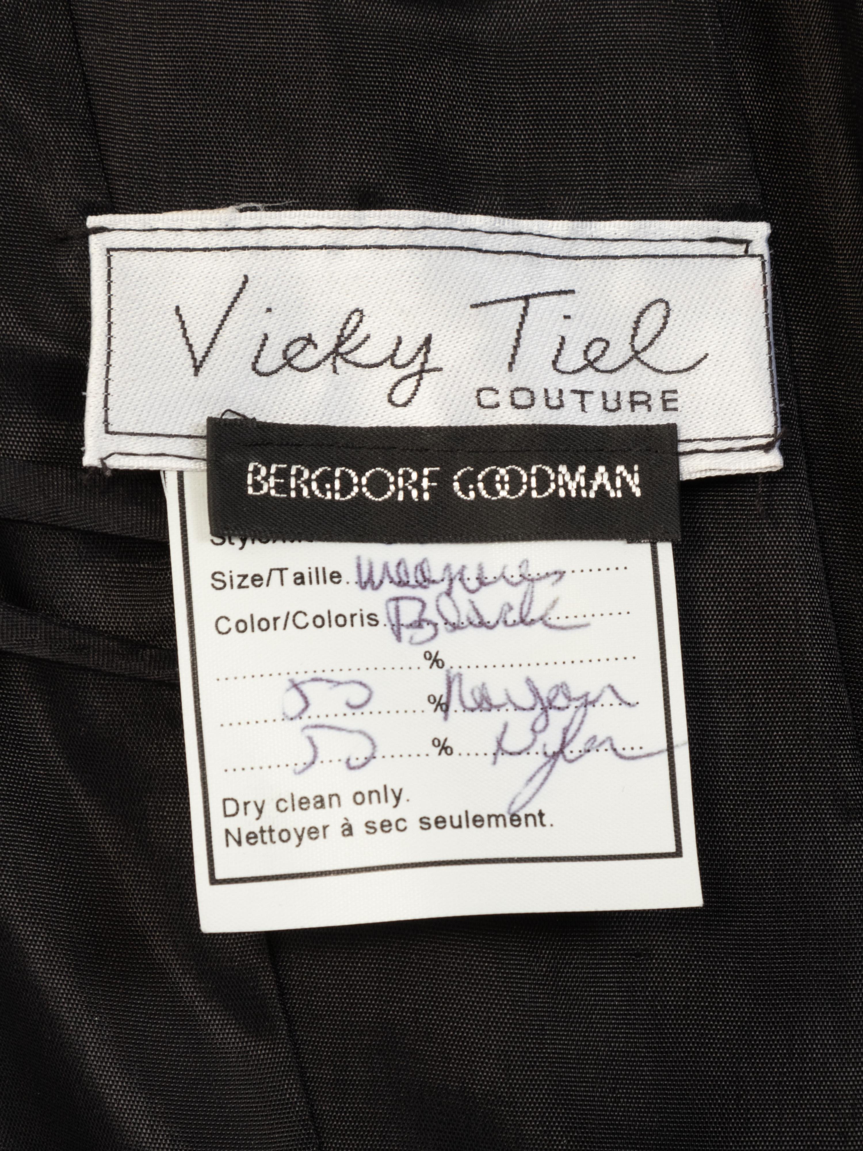 Two Designer Dresses: One Vicky Tiel and One Valdi Couture, 1980-90s