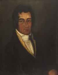 American School 19th Century, A Pair Of Portraits: Alonzo B. Dort And Mary Anne Dort