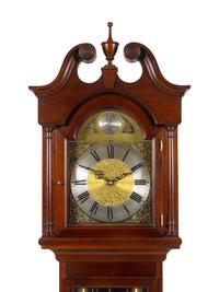An Elgin Mahogany Tall Case Clock