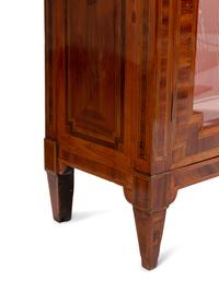 A Pair of Louis XVI Gilt Bronze Mounted Parquetry Bibliothèques