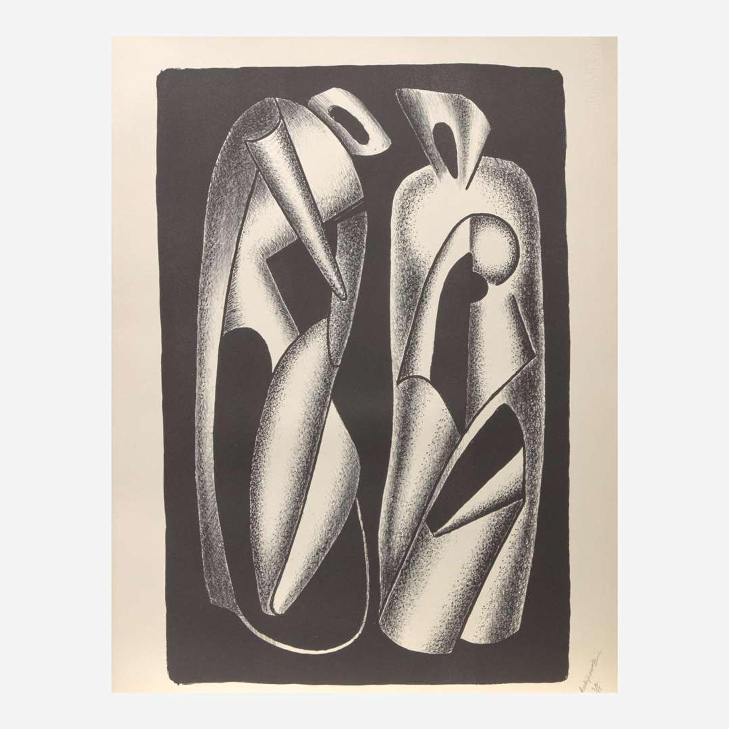 Alexander Archipenko (American/Ukrainian, 1887-1964) Les Formes Vivantes