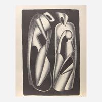 Alexander Archipenko (American/Ukrainian, 1887-1964) Les Formes Vivantes