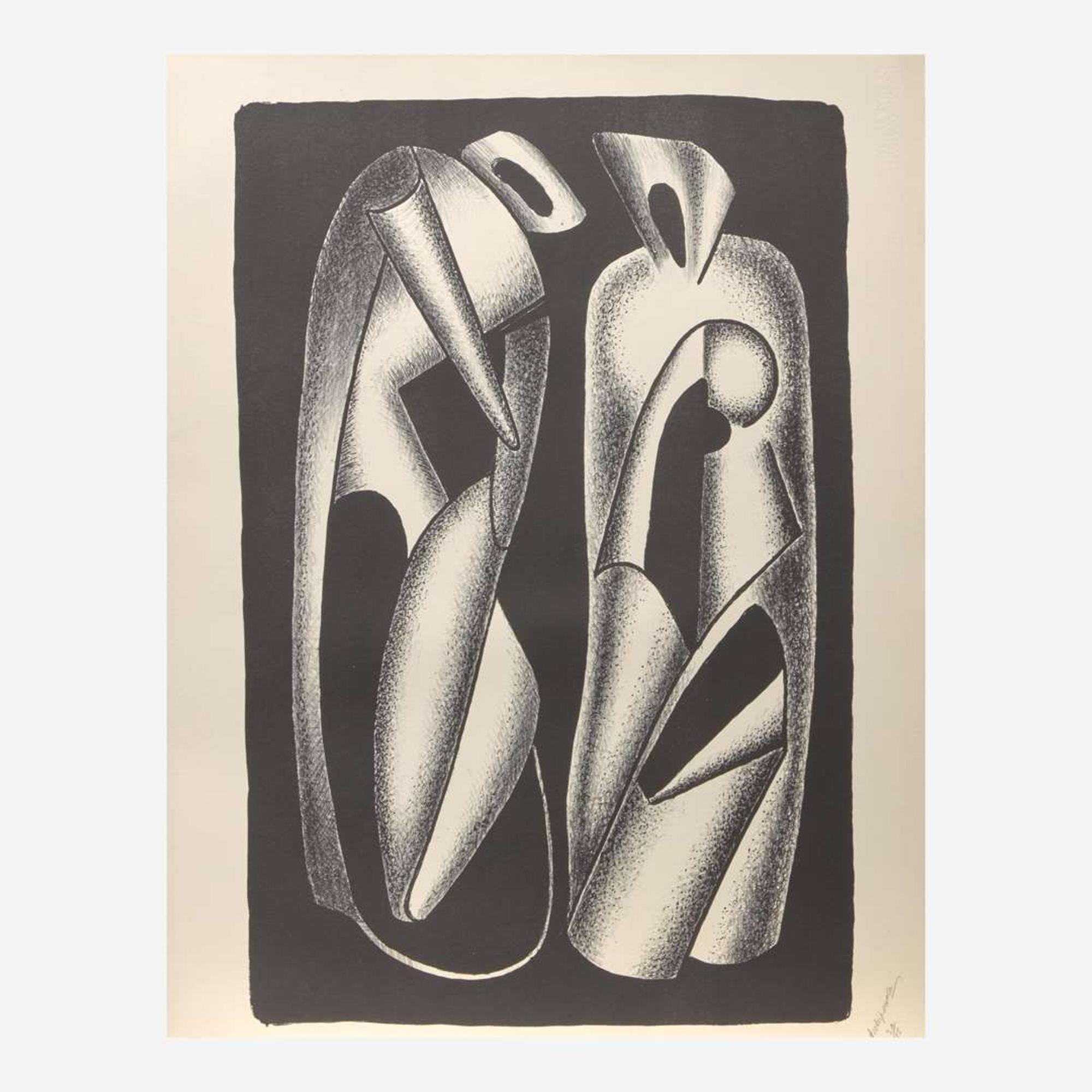 Alexander Archipenko (American/Ukrainian, 1887-1964) Les Formes Vivantes