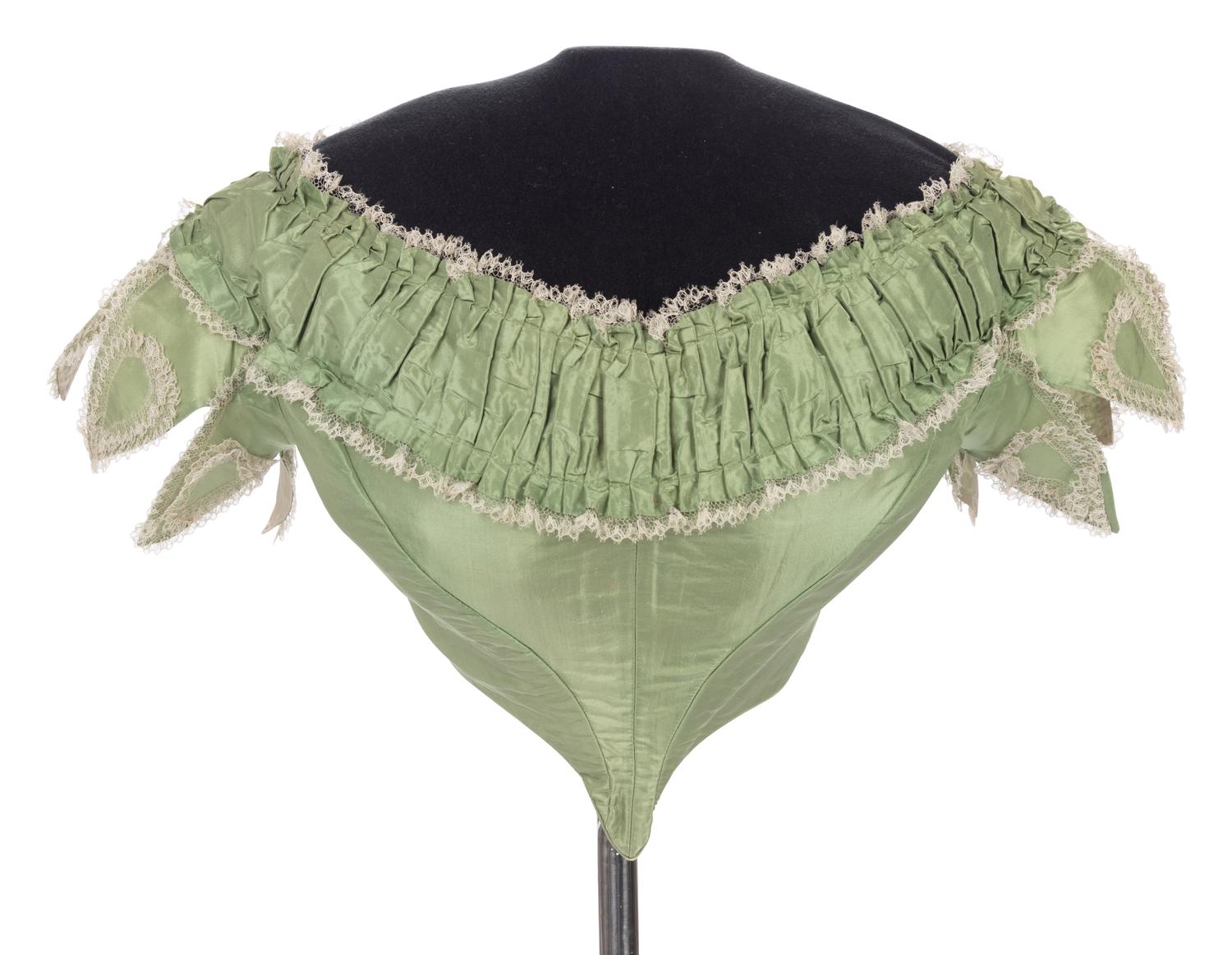 Three Silk Evening Bodices, 1850-60