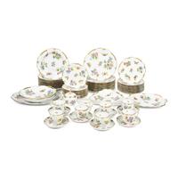 A Herend Queen Victoria Porcelain Dinner Service