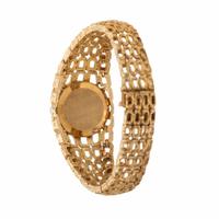 Omega, Ref. 7181, 14K Yellow Gold Watch, with bracelet likely attributed to Gilbert Albert