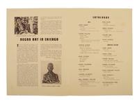 [ART] MacLeish, Norman. Exhibition of Negro Artists of Chicago . Washington: Howard University, 1941.