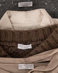 Four Brunello Cucinelli Tops: Three Knits, One Puff Vest, 2000s