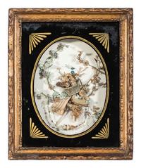 Two Mixed Media Compositions in Shadowbox Frames