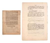 [POLITICS]. A large group of 17th and 18th-century British pamphlets and ephemera.