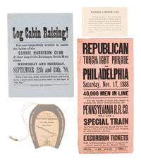 [POLITICS]. A large group of 1870s and 1880s political ephemera, including emerging third parties.