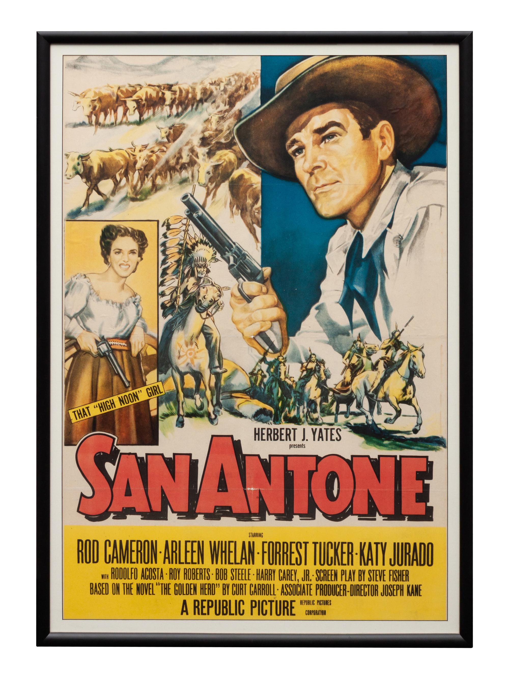 Vintage Movie Poster, San Antone