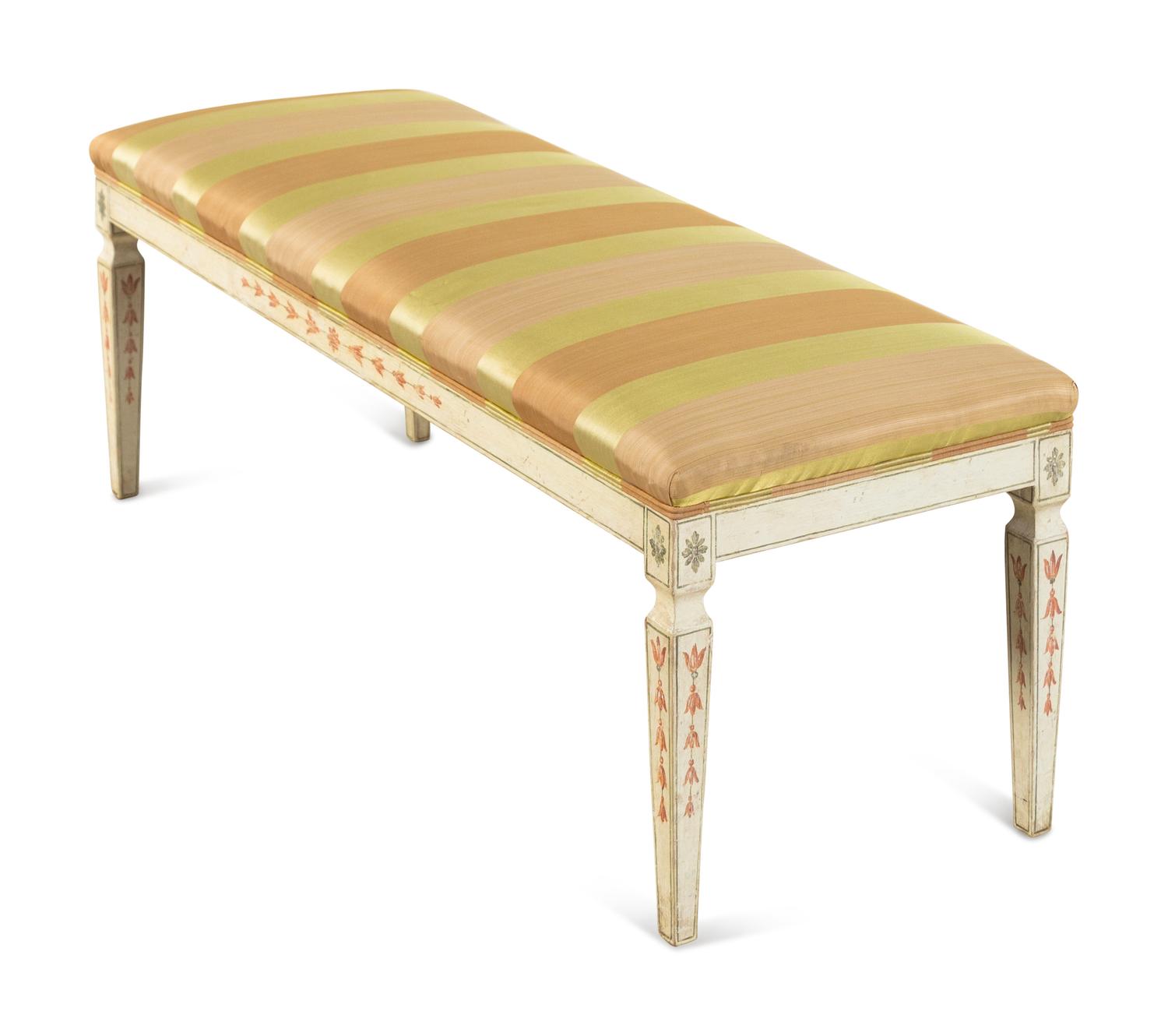 An Italian Painted Bench