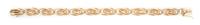 A 14 Karat Yellow Gold Bracelet, 17.70 dwts.
