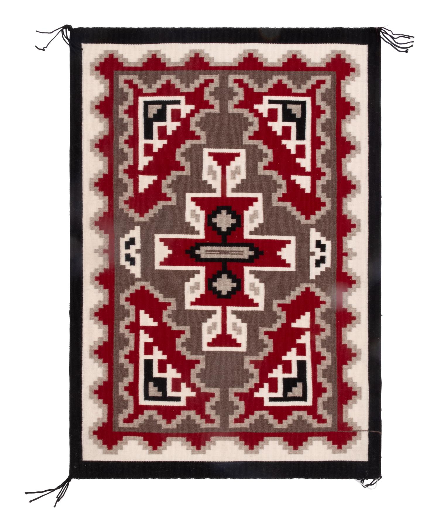 Navajo Two Grey Hills Weavings / Rugs