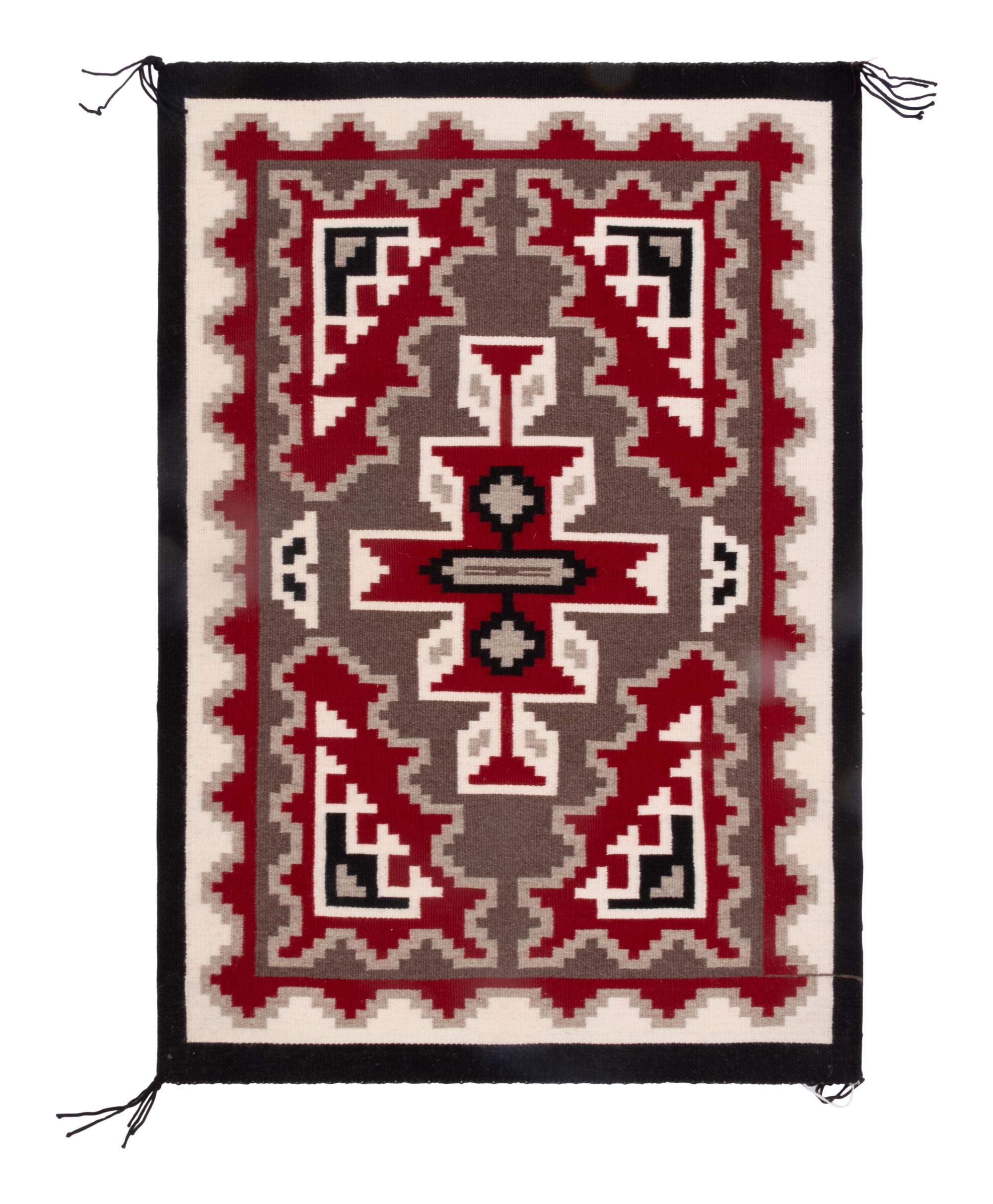 Navajo Two Grey Hills Weavings / Rugs