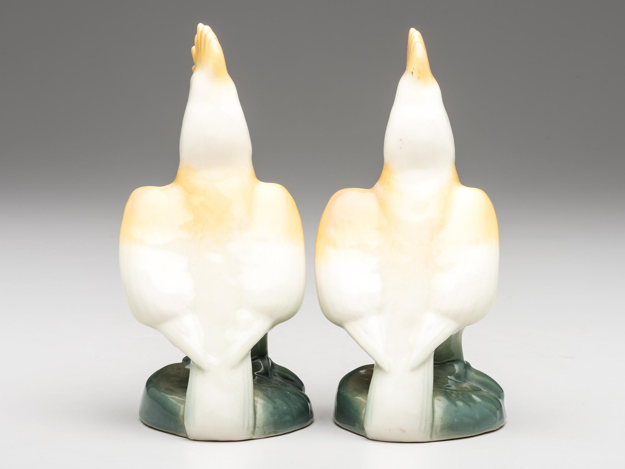 Pair Cockatoo Figures, 1944