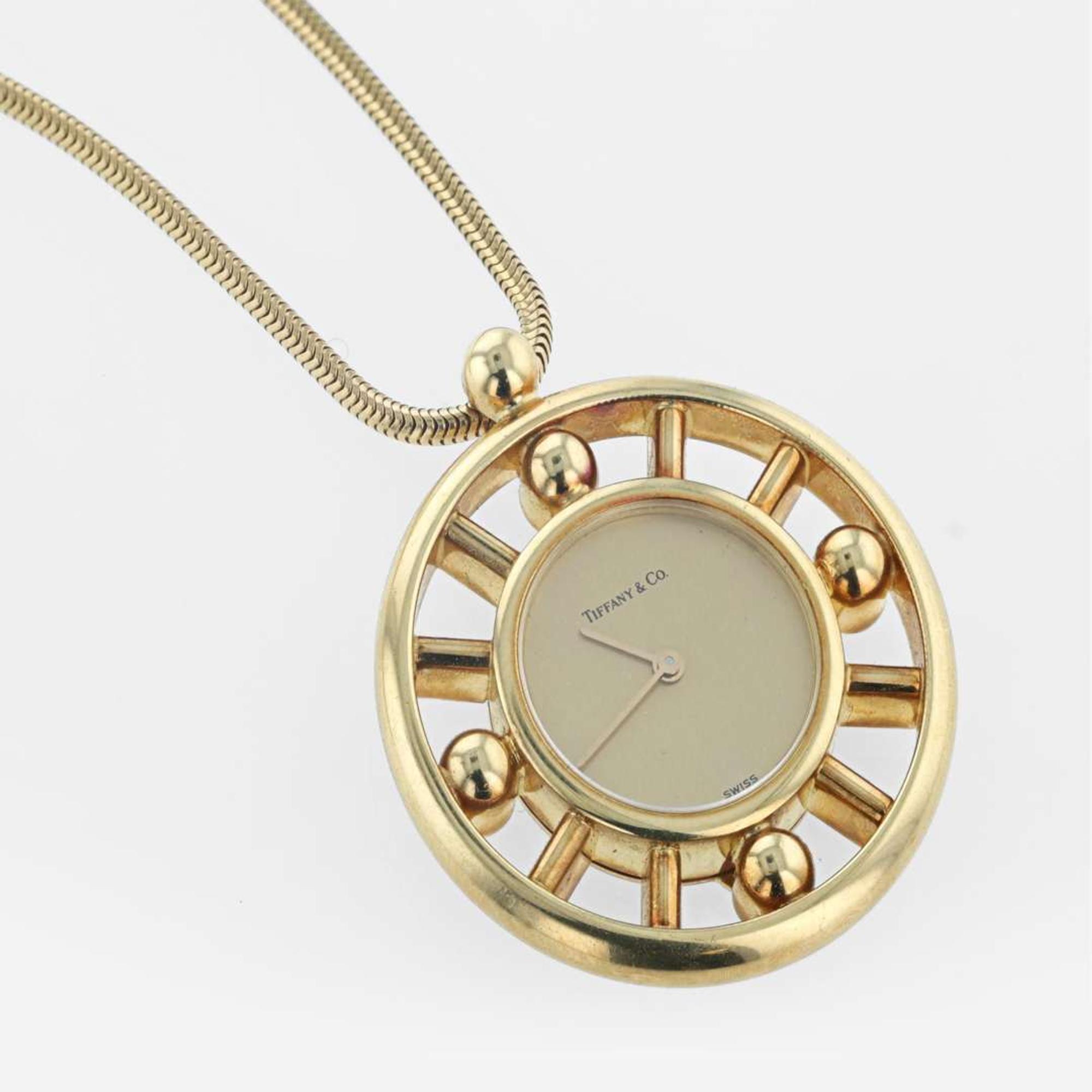 An 18K yellow gold pendant watch, Tiffany & Co. Paloma Picasso, 1984