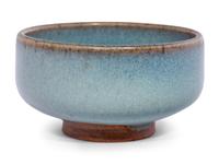 A Chinese Junyao Stoneware Bubble Bowl